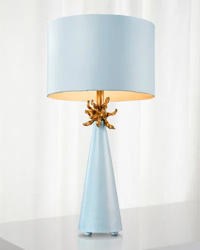Lucas + Mckearn Neo Buffet Table Lamp In Blue Gold