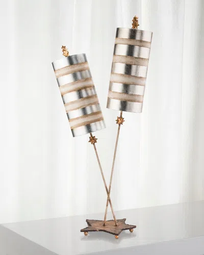 Lucas + Mckearn Nettle Luxe Table Lamp In Silver