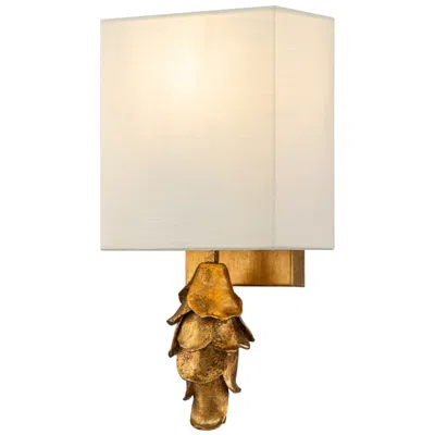 Lucas + Mckearn Nicholls Sconce In Gold Leaf