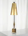 Lucas + Mckearn Noma Luxe Table Lamp In Black And Gold