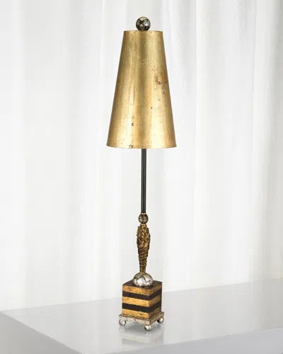Lucas + Mckearn Noma Luxe Table Lamp In Black And Gold