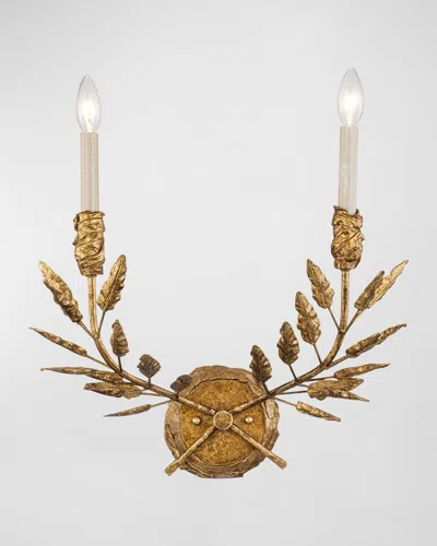 Lucas + Mckearn Palm D & Apos;or 2-light Sconce In Gold