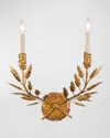 Lucas + Mckearn Palm D'or 2-light Sconce In Gold