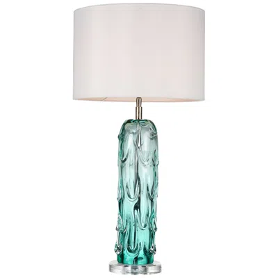 Lucas + Mckearn Lucas Mckearn Pontchartrain 29" Water Fall Glass Blue Table Lamp