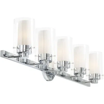 Lucas + Mckearn Porary 5 - Light Vanity Light In Polished Chrome