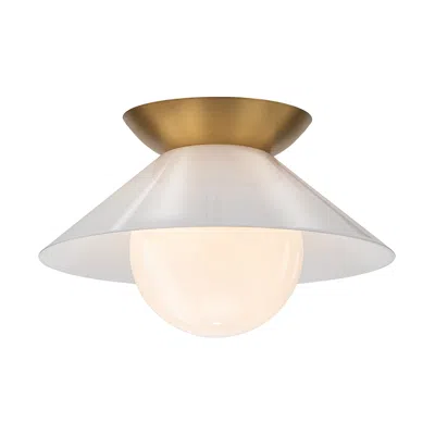 Lucas + Mckearn Saucer 1 Light Flush Mount