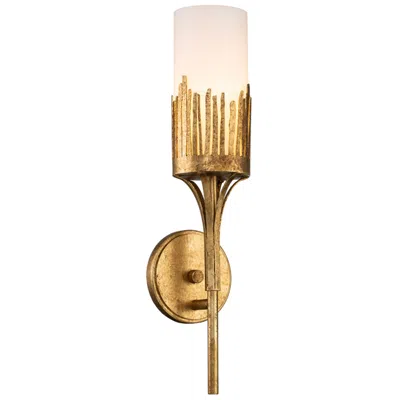 Lucas + Mckearn Sawgrass 1 Light Sconce In Gold Leaf
