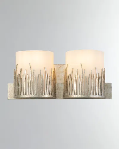 Lucas + Mckearn Sawgrass 2-light Bath Vanity Light In Silver