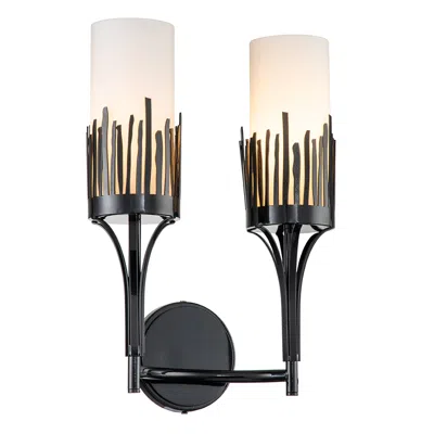 Lucas + Mckearn Sawgrass 2 Lt Sconce In Black