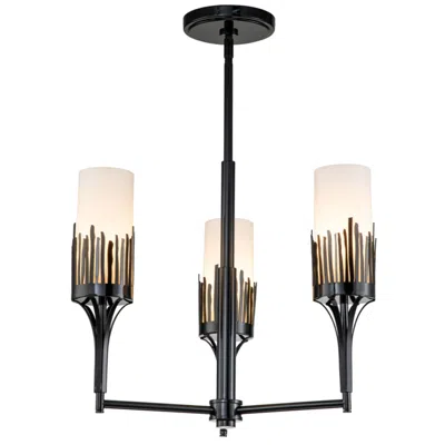 Lucas + Mckearn Sawgrass 3 Lt Chandelier In Black