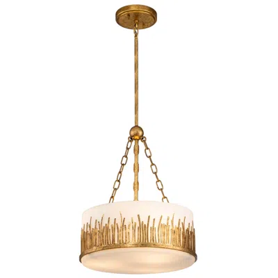 Lucas + Mckearn Sawgrass Medium Pendant In Gold Leaf