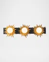 Lucas + Mckearn Soleil 3-light Bath Vanity Light In Brass