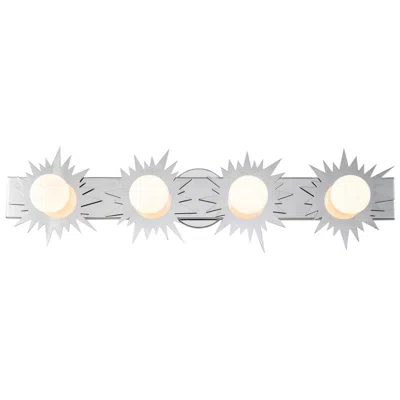 Lucas + Mckearn Soleil 4 Light Bath Vanity Silver Star In Polished Chrome