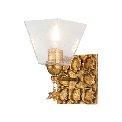 Lucas + Mckearn Star 1-light Wall Sconce In Gold