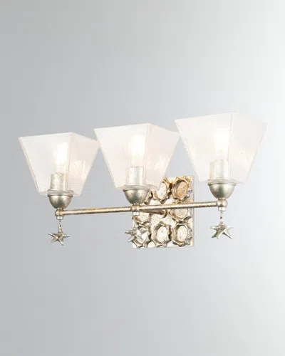 Lucas + Mckearn Star 3-light Bath Vanity Light In Gold