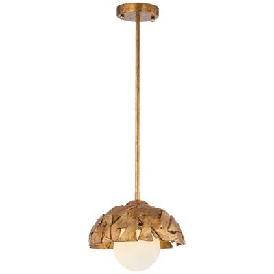 Lucas + Mckearn The Mosaic Luxe 10" In Textured Gold In Brown