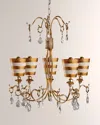 Lucas + Mckearn Tivoli Chandelier In Gold