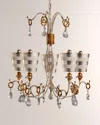 Lucas + Mckearn Tivoli Chandelier In Silver