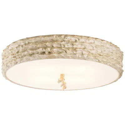 Lucas + Mckearn Lucas Mckearn Trellis 20" Putty Patina Modern Rustic Ceiling Light