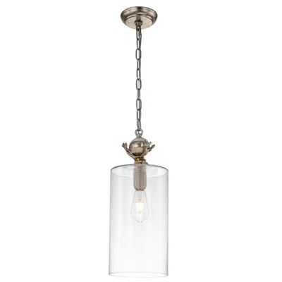 Lucas + Mckearn Trellis 8" Mini Pendant In Gray