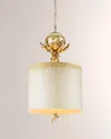 Lucas + Mckearn Trellis Pendant In Beige And Ivory