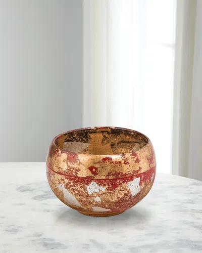 Lucas + Mckearn Vermillion Bowl In Gold