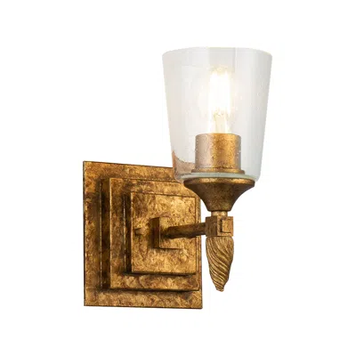 Lucas + Mckearn Vetiver 1 Light Wall Sconce Gold