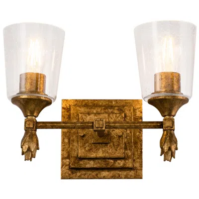 Lucas + Mckearn Vetiver 2 Light Vanity Light In Gold