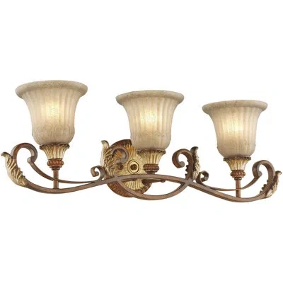 Lucas + Mckearn Villa Verona 3 - Light Vanity Light In Bronze