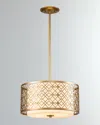 Lucas + Mckearn Ziggy Large Pendant Light In Lacquered Gold In Laquered Gold