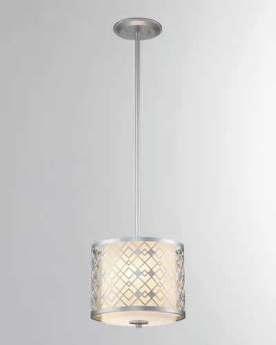Lucas + Mckearn Ziggy Mini Pendant Light In Lacquered Gold In Silver