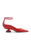 Lucasheva Exclusive Love Leather Pumps In Red