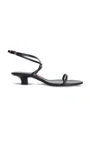 Lucasheva Jul Leather Sandals In Black