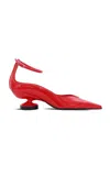 Lucasheva Love Patent Leather Pumps In Red