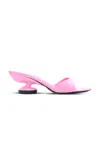 Lucasheva Val Patent Leather Sandals In Pink