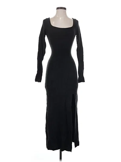 Pre-owned Lucca Casual Dress In Black