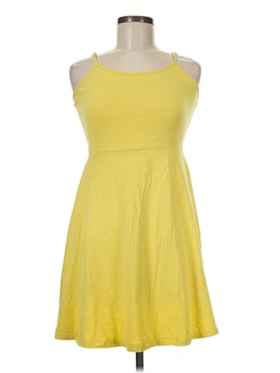 Pre-owned Lucca Casual Dress In Yellow