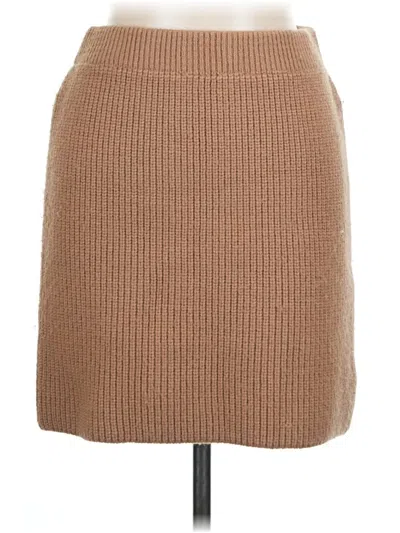 Pre-owned Lucca Casual Skirt In Brown