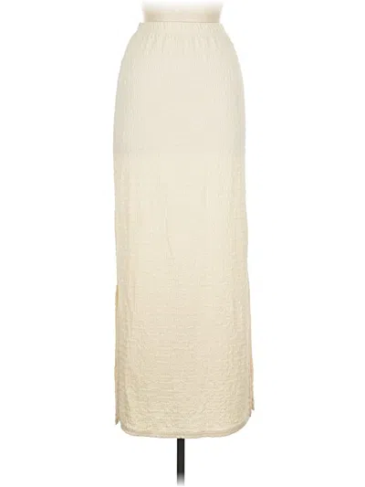 Pre-owned Lucca Casual Skirt In White