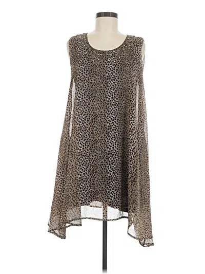 Pre-owned Lucca Couture Casual Dress In Brown