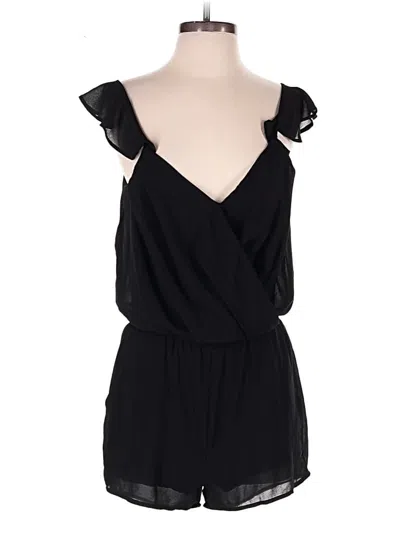 Pre-owned Lucca Couture Romper In Black
