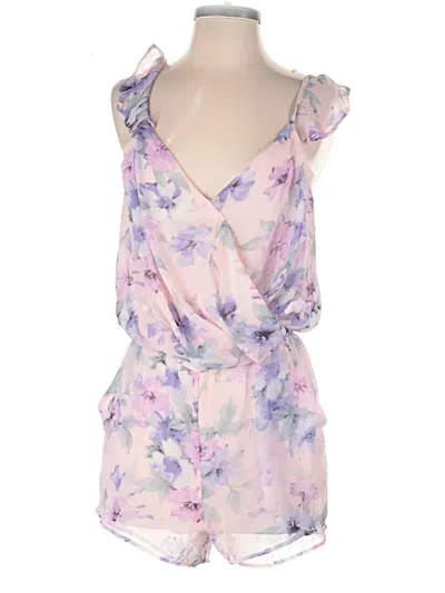 Pre-owned Lucca Couture Romper In Purple