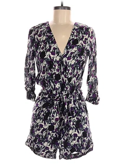 Pre-owned Lucca Couture Romper In Purple