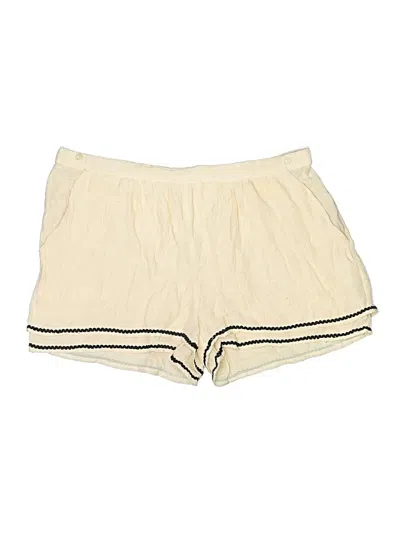 Pre-owned Lucca Couture Shorts In Ivory