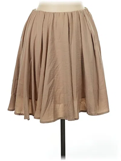 Pre-owned Lucca Formal Skirt In Brown