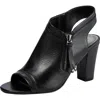 Lucca Lane Viola Womens Suede Slingback Shooties In Black