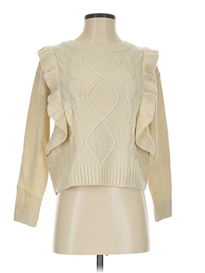 Pre-owned Lucca Pullover Sweater In Ivory