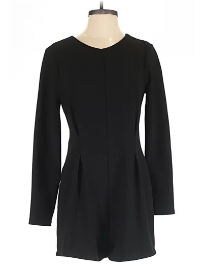 Pre-owned Lucca Romper In Black