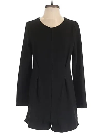 Pre-owned Lucca Romper In Black