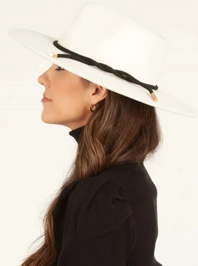 Lucca Rosie Rancher Hat In Cream In White